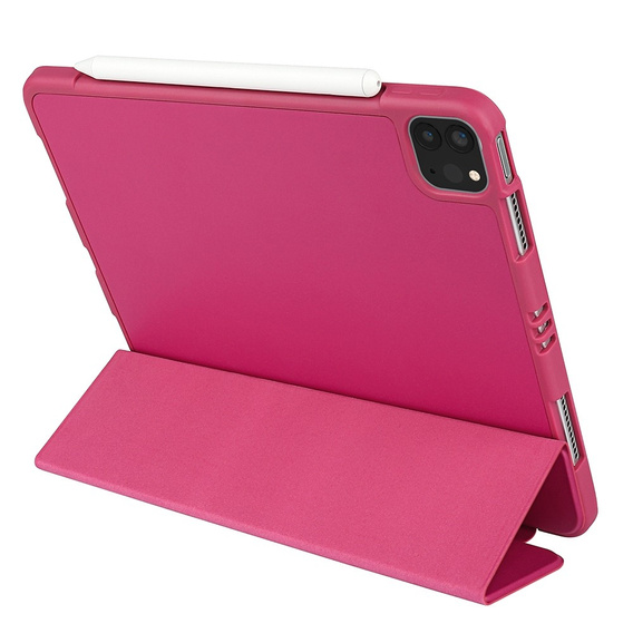Puzdro pre iPad Pro 11 2021/2022, Smartcase s priestorom pre stylus, ružové