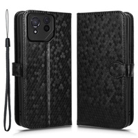 Flipové puzdro pre ASUS ROG Phone 8 Pro, Wallet Rhombus, čierne