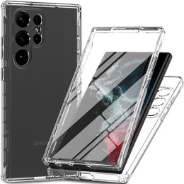 Puzdro pre Samsung Galaxy S23 Ultra, Shockproof, s fóliou, priehľadné