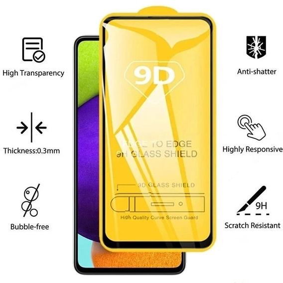 3D tvrdené sklo pre Samsung Galaxy A54 5G, čierne