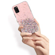 Obal na mobil pre Samsung Galaxy A41, Glittery, ružové