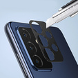 Tvrdené sklo na fotoaparát pre Samsung Galaxy A53 5G, modré