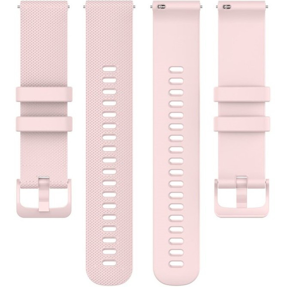 Pasek Silikonowy 18mm do Garmin Vivomove 3S / Vivoactive 4S, Pink