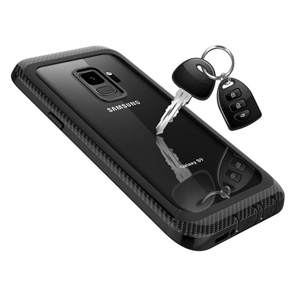 Puzdro pre Samsung Galaxy S9, Shockproof, s fóliou, modré