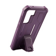 Obrnené puzdro pre Samsung Galaxy S21 FE, Dexnor Full Body, tmavo fialová