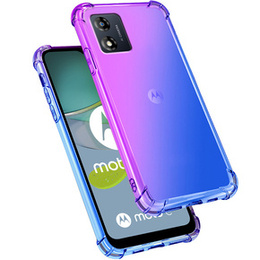 Puzdro pre Motorola Moto E13, Gradient Dropproof, Fialová / modrá