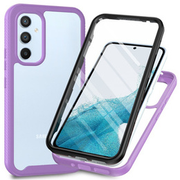 Puzdro pre Samsung Galaxy A34 5G, Shockproof, s fóliou, fialové