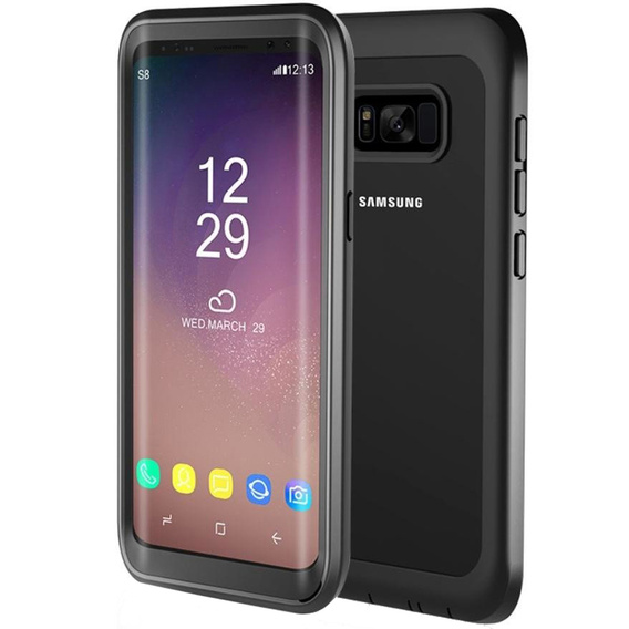 Puzdro pre Samsung Galaxy S8, Shockproof, s fóliou, modré