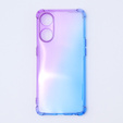 Puzdro pre Oppo Reno8 T, Gradient Dropproof, Fialová / modrá