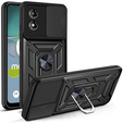 Obal na mobil pre Motorola Moto E13, CamShield Slide, čierne