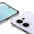 Puzdro pre Oppo Reno 14F, vystužené, s ochranou fotoaparátu, priehľadné