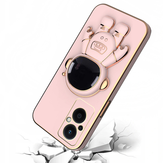 Obal na mobil pre Oppo Reno7 Lite 5G, Astronaut, ružové