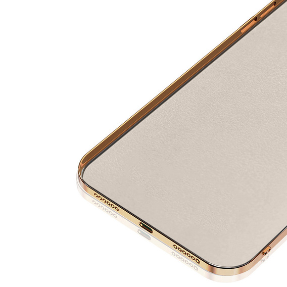 Obal na mobil pre iPhone 13 mini, Electro Ring, svetlo ružové