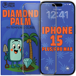 Tvrdené sklo Diamond Palm pre iPhone 15 Plus / 15 Pro Max