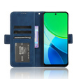 Klapkové puzdro pre Vivo Y19s, Card Slot, tmavomodré