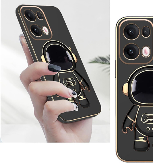 Obal na mobil pre Oppo Reno 13, Astronaut, čierne