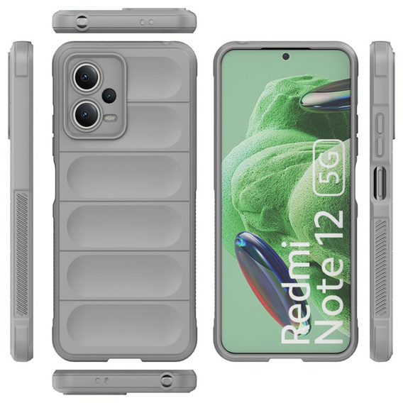 Obal na mobil pre Xiaomi Redmi Note 12 5G / POCO X5 5G, Gaming Shockproof, sivé