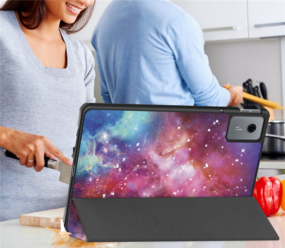 Puzdro pre Lenovo Idea Tab 11" 2025 TB336FU TB336ZU, s funkciou stojana, Smartcase, Galaxy