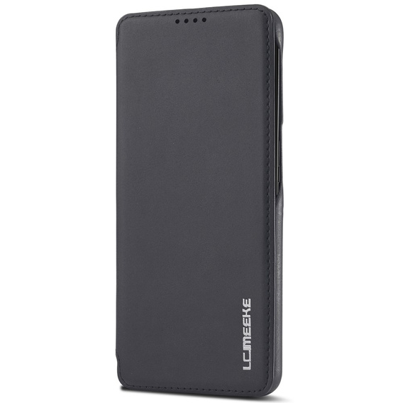 Klapkové puzdro pre Samsung Galaxy S22+ Plus 5G, LC.IMEEKE, čierne