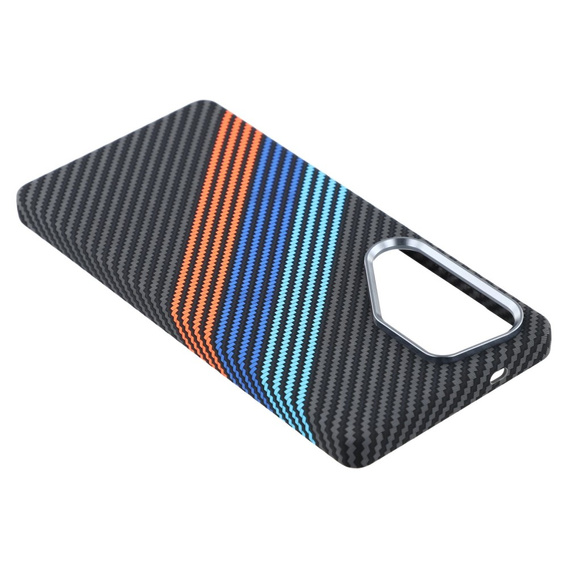 Puzdro pre Samsung Galaxy S25 Ultra, Carbon Fiber MagSafe, tmavomodré