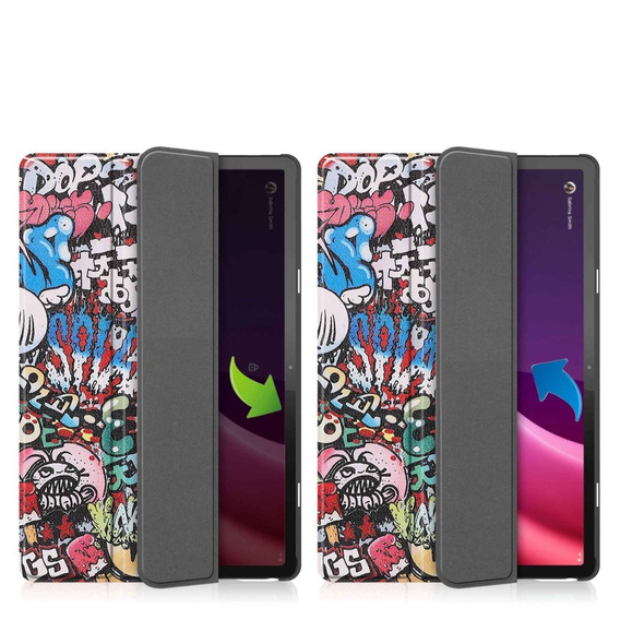 Puzdro pre Lenovo Tab P11 Gen 2 TB350FU TB350XU 11.5", Smartcase, graffiti