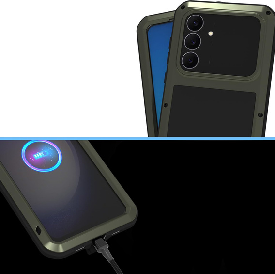 Puzdro s tvrdeným sklom pre Samsung Galaxy S25 FE