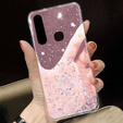 Obal na mobil pre Samsung Galaxy A40, Glittery, ružové
