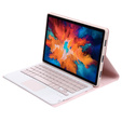 Puzdro + klávesnica Lenovo Tab P11 J606F / Tab P11 5G, TouchPad Keyboard, ružové rose gold