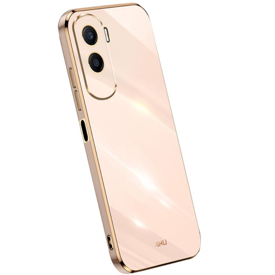 Puzdro pre Honor 90 Lite 5G, Glamour CamShield, ružové rose gold