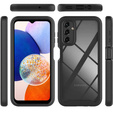 Puzdro pre Samsung Galaxy A14 4G/5G, Shockproof, s fóliou, čierne