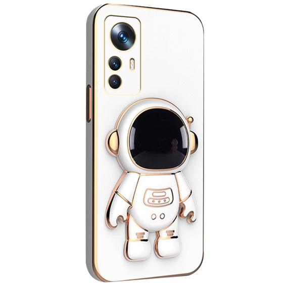 Obal na mobil pre Xiaomi 12T, Astronaut, biele