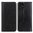 Obal na mobil pre Samsung Galaxy S24 Ultra, Wallet Litchi Leather, čierne