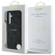 GUESS Obal na mobil pre Samsung Galaxy S25, 4G Ring Classic Logo, sivé