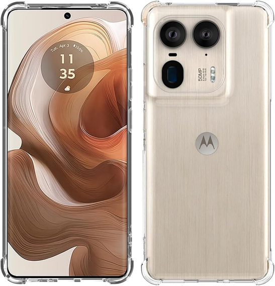 Obal na mobil pre Motorola Edge 50 Ultra, Dropproof, priehľadné
