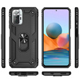 Pancierované obal na mobil pre Xiaomi Redmi Note 10 Pro, Nox Case Ring, čierne