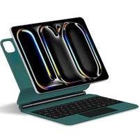 Puzdro s klávesnicou pre iPad Pro 13" 2024, Magnetic Keyboard Touchpad, zelený