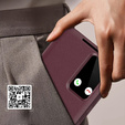Flipové puzdro pre Samsung Galaxy A56 5G, Smart View Wallet, bordové