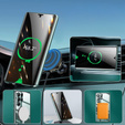 Magnetické puzdro Dual Glass MagSafe pre Samsung Galaxy S22 Ultra, zelený
