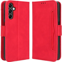 Klapkové puzdro pre Samsung Galaxy M34, Card Slot, červené