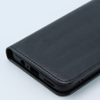 Klapkové puzdro pre Motorola Moto G54 5G, Crazy Horse Wallet, čierne