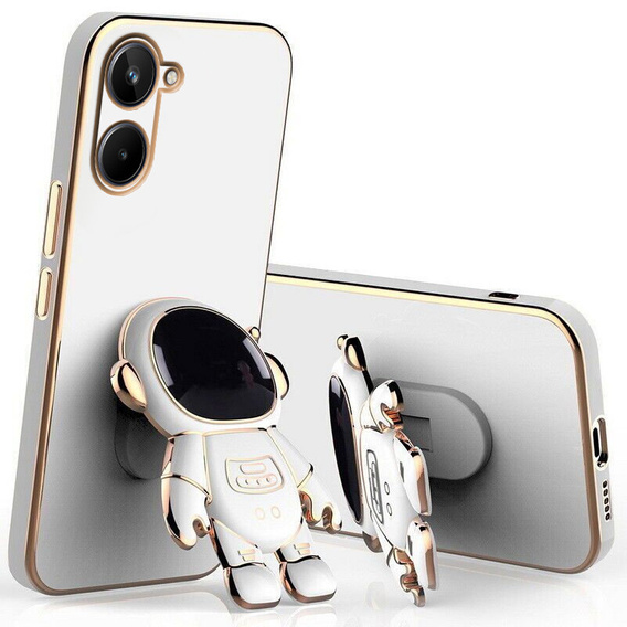 Obal na mobil pre Realme 10 4G, Astronaut, biele