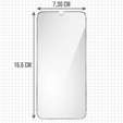 2x tvrdené sklo pre Samsung Galaxy A15 4G / A15 5G / M15, ERBORD 9H Hard Glass na displeji