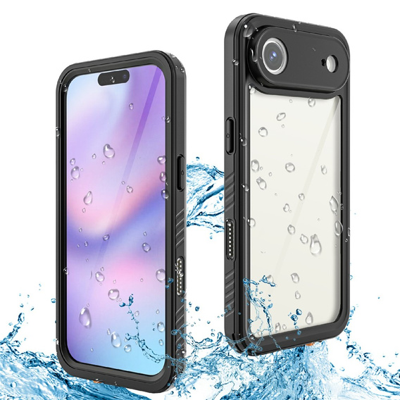 Puzdro pre iPhone Air, vodotesné IP68 Redpepper, čierne