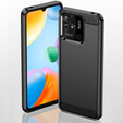 Obal na mobil pre Xiaomi Redmi 10C, Carbon, čierne