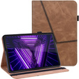 Puzdro pre Lenovo Tab M10 Plus 10.6 Gen 3 TB-125F TB-128F, Classic, s priestorom pre stylus, hnedé