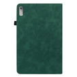 Obal na mobil pre Lenovo Tab P11 Gen 2, Wallet Pen Slot, zelený