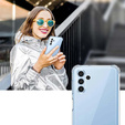 Puzdro pre Samsung Galaxy M34 5G, Anti-Shock, priehľadné + sklo 9H