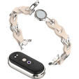Kobieca bransoleta do Xiaomi Smart Band 10 / 9 / 8, Czarna