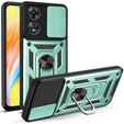 Obal na mobil pre Oppo A98 5G, CamShield Slide, zelené