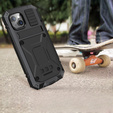 Obrnené puzdro pre iPhone 14, R-JUST, čierne